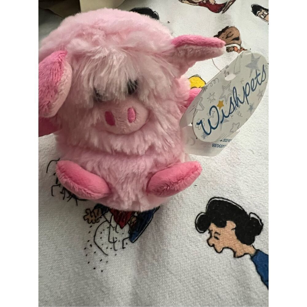 Wishpets Pig Stuffed Animal Toy Small & Pink New with Tags
